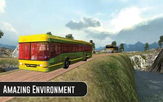 OffRoad Bus Drive Sim 3D 2017 captura de pantalla 2