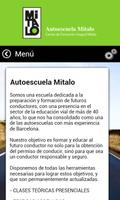 برنامه‌نما Autoescuela Mitalo عکس از صفحه