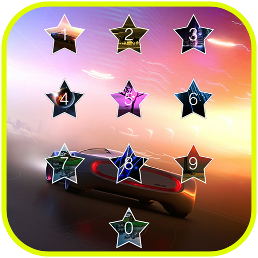 Star Keypad Lock Screen