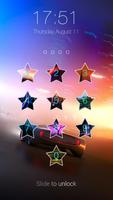 Star Keypad Lock Screen Plakat