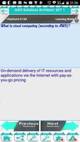 AWS Solutions Architect Exam Review Lite Version captura de pantalla 1