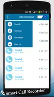 Smart Auto Call Recorder 2017 screenshot 1