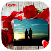 Beautiful Couple Photo Frame أيقونة