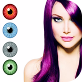 Hair Eyes Color Changer icône