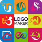 Smart Logo Maker: Crie Logo, criador do logo 2018 ícone