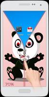Panda Zipper Screen Lock 截圖 3