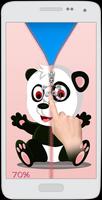 Panda Zipper Screen Lock 截圖 2