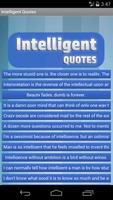 Intelligent and Smart Quotes poster