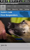 Susie's Law First Responder poster