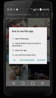 برنامه‌نما Save Status for whatsapp &Stor عکس از صفحه
