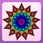 Livre de Coloriage HD: Mandala icône