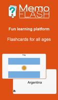 Poster Memo Flash - fun flashcards