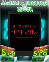Alarm & Glow Digital Clock Affiche
