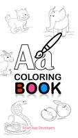 Alphabet Coloring Book Affiche