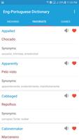 English Portuguese Dictionary Screenshot 1