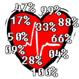 Calculate percentage love. icône