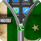 Zipper Lock Screen-PAK Flag simgesi