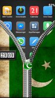 Zipper Lock Screen-PAK Flag Ekran Görüntüsü 1