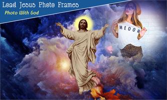 God Jesus Photo Frame Affiche