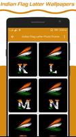 Indian Flag Latter Wallpaper , Flag Photo Frame captura de pantalla 1