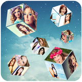 3d Photo Cube Live Wallpaper simgesi