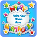 Name Photo On Birthday Cake Photo Frames