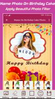 Name Photo On Birthday Cake Photo Frames скриншот 1