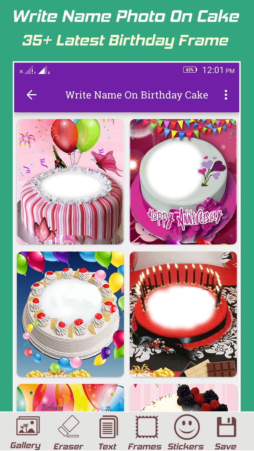 Write Name On Birthday Cake For Android Apk Download