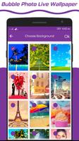 Bubble Photo Live Wallpaper syot layar 1