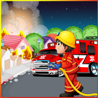 Rescate del fuego - bombero icono