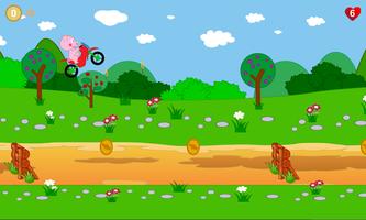 Peppie Pig Motocross Racing Screenshot 1