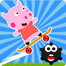 Peppie Pig Skating Games APK