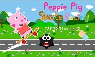 Peppie Pig Skating Games Affiche
