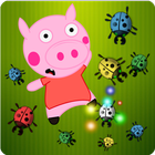 Peppie Pig Bug Smashing Games icône