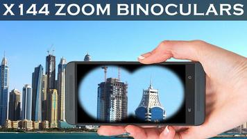 1 Schermata fotocamera HD ad alto zoom con binocolo