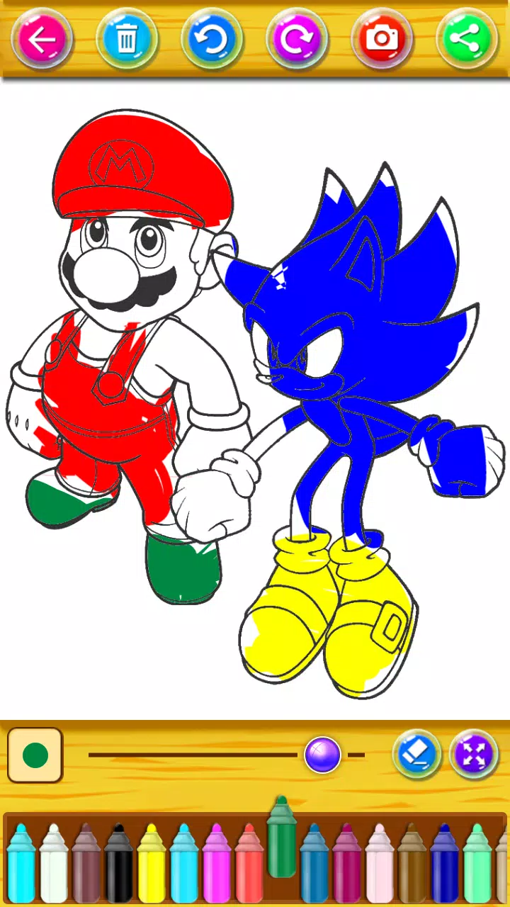 COLORINDO SONIC E AMY DIVERSÃO PARA FAMILIA E CRIANÇAS DESENHOS DIVERTIDOS  E COLORIDOS 