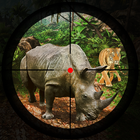 Safari-Dschungel-Jagd-Schießen Zeichen