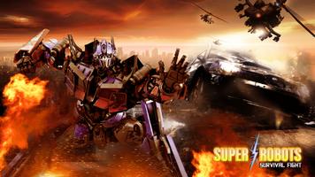 Super Robots Survival Fight 3D постер