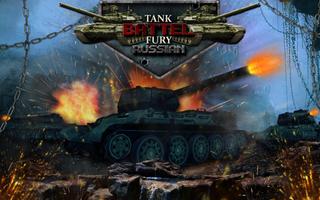 Tank Battle Fury Russian 3D Affiche