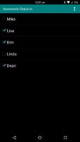 Homework Check-In スクリーンショット 2