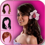 Girls Hairstyle Change Photo Editor أيقونة