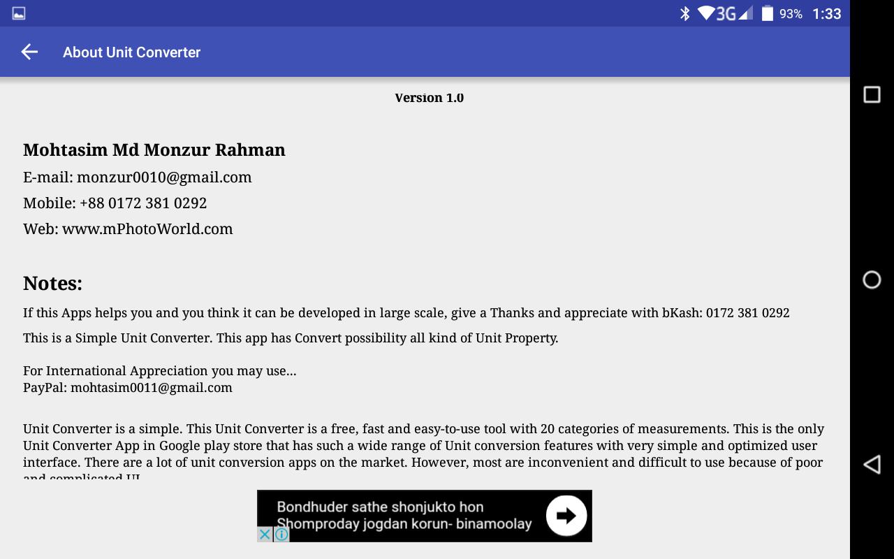 Free Unit Converter For Android Apk Free Unit Converter Screenshot 10
