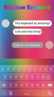 Rainbow Emoji Keyboard imagem de tela 3