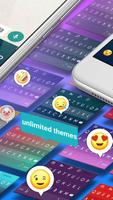 Nougat Android Keyboard - Fast Typing smart emojis capture d'écran 1