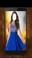 Girl Short Dress Photo collage Affiche