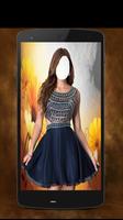 Girl Short Dress Photo collage स्क्रीनशॉट 1