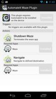 AutomateIt Waze Plugin Affiche