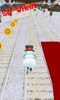 Snowman Runner 3D Snowman Surfer capture d'écran 2