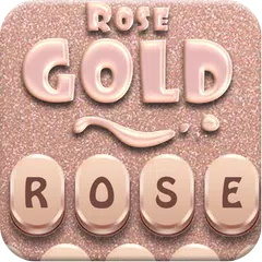 Rose Gold Smart Emoji Keyboard