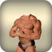 Body Builder Men Photo Suit